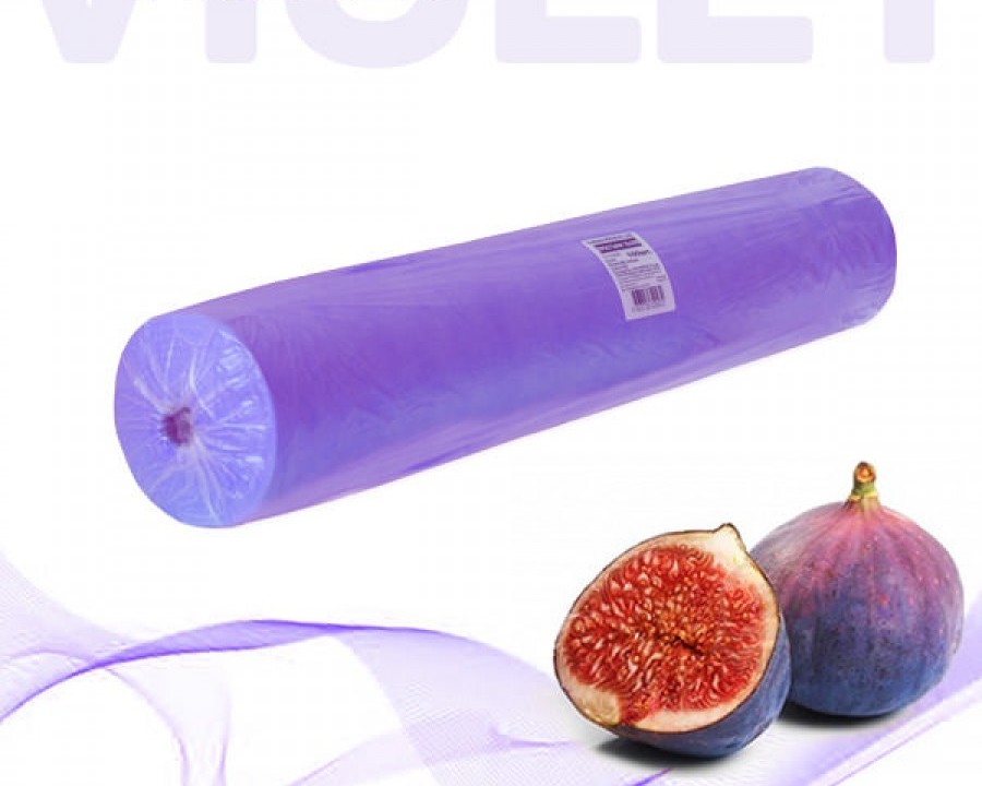 Простыня нетканая рулон 70х200 фиолетовый