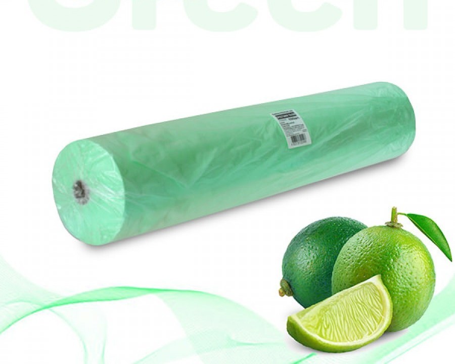 Простыня нетканая рулон 70х200 зеленый