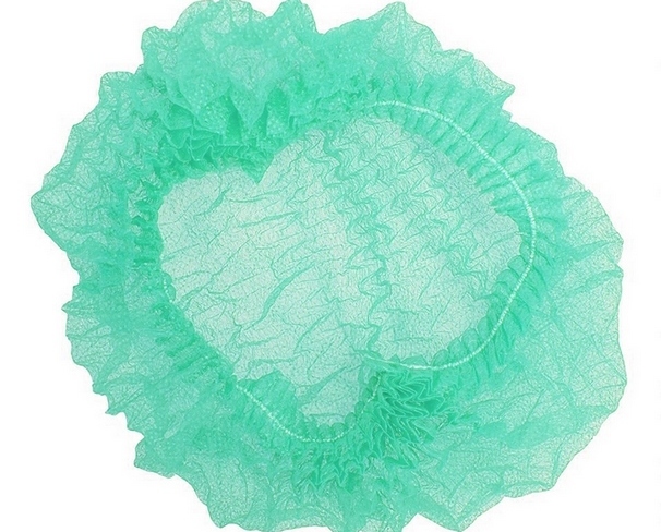 Шапочка "берет" голубая